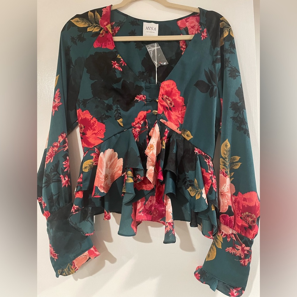 BRAND NEW WITH TAGS! Misa Los Angeles Blouse, Size S